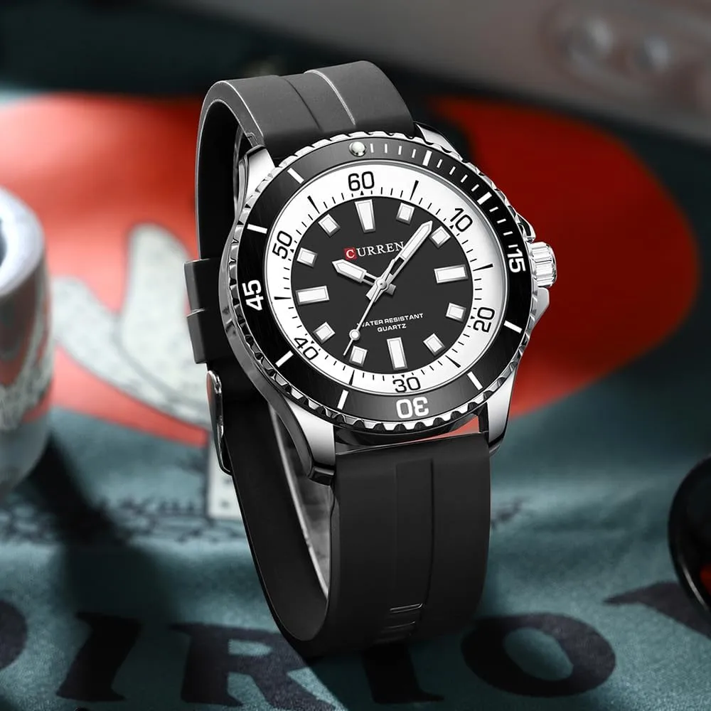 kneel victim highlight prodigy Watch Men Luminous Waterproof Watches RNONDRY Classic Watches for Men Luxury Silicone Strap Military Army Sports Watch Analog 