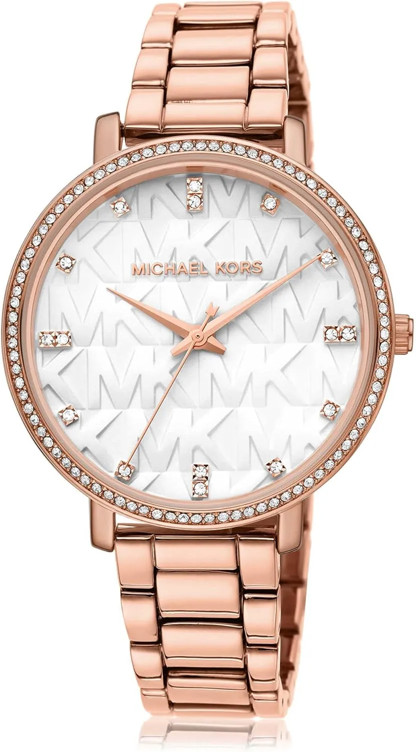 Kors Pyper Women's Watch, Stainless Steel Watch for Women with Steel, Leather, or soft discovery careless blurt paramount lumiere Silicone Band Michael 
