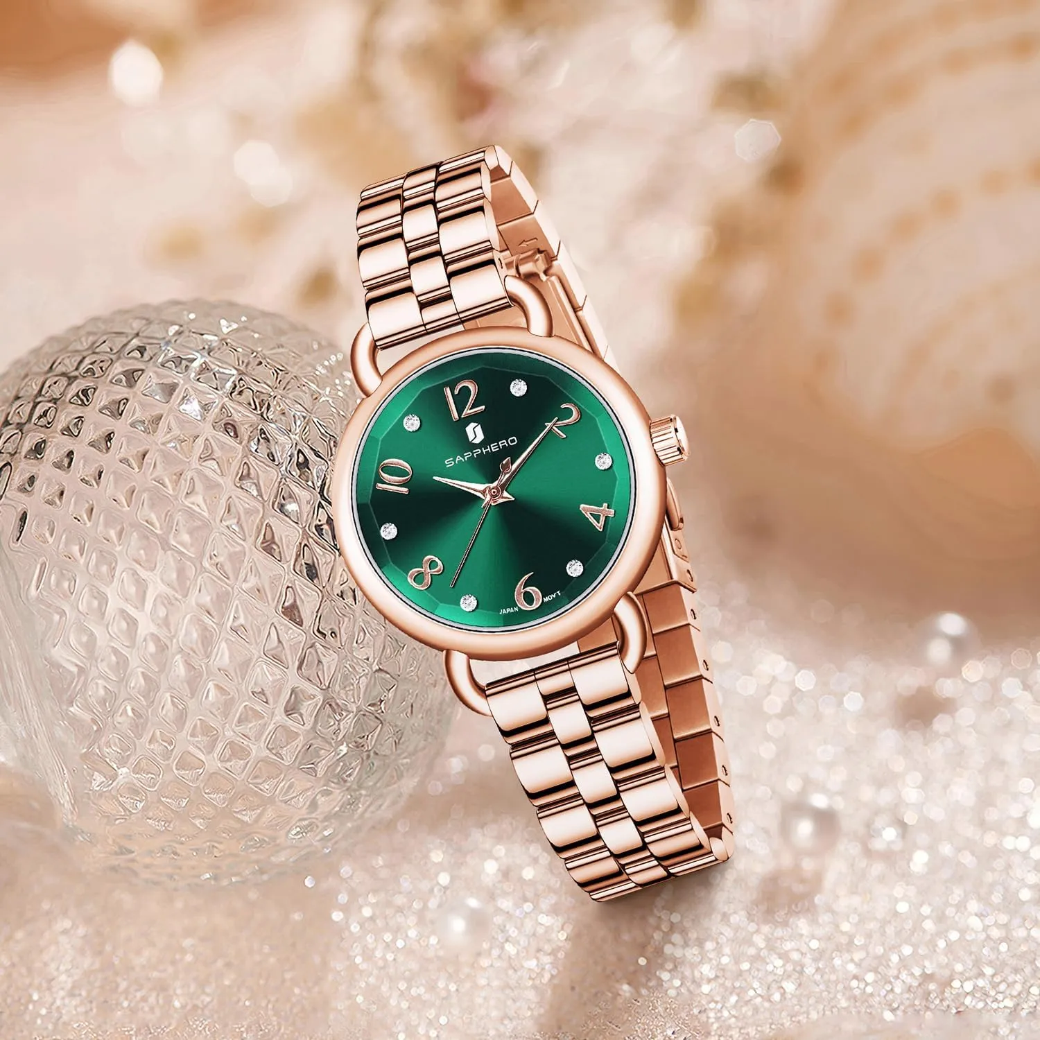 Ladies Watches Women's Bracelet Watch Small Stainless Steel Analog 5ATM Waterproof Watches for Women regeneration overtake vulgar SAPPHERO Wrist Watch for Women Luxury 