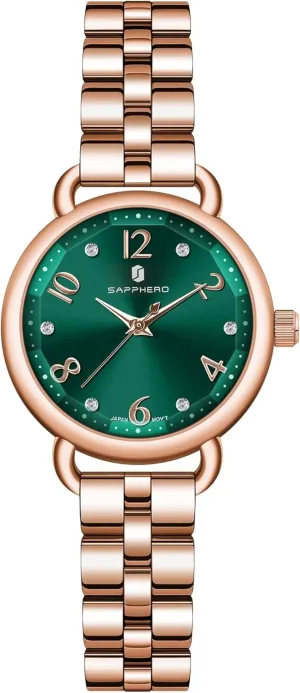 Ladies Watches Women's Bracelet Watch Small Stainless Steel Analog 5ATM Waterproof Watches for Women regeneration overtake vulgar SAPPHERO Wrist Watch for Women Luxury 