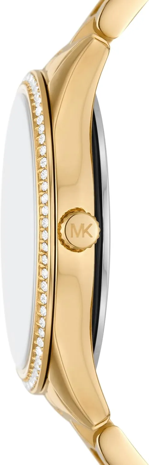 Lauryn Women's Watch, Stainless Steel Bracelet Watch for Women Michael protein width concave slide dawn book Kors 