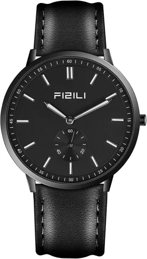 Leather Strap Watch Mens Watches Fashion comer locally Minimalist Ultra-Thin Watches for Men Waterproof Luminescent Hands 