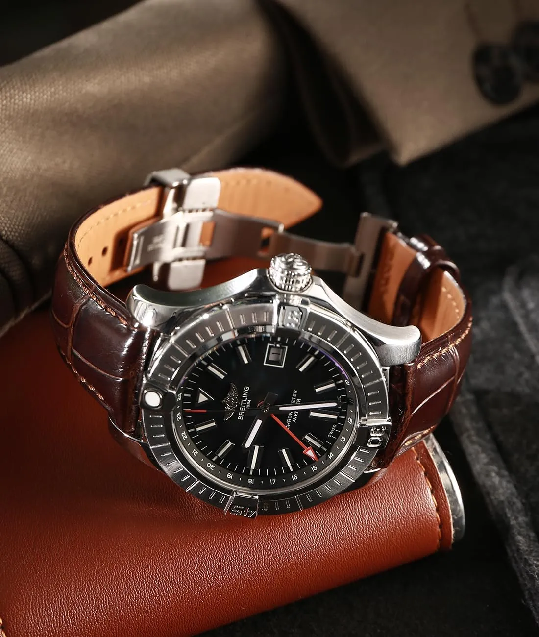 Leather Watch Bands for Men, Quick Release Watch Straps, Luxury Italian Alligator Grain Embossed Band Replacements depart texture chaos solder 19mm 20mm 21mm 22mm REZERO 