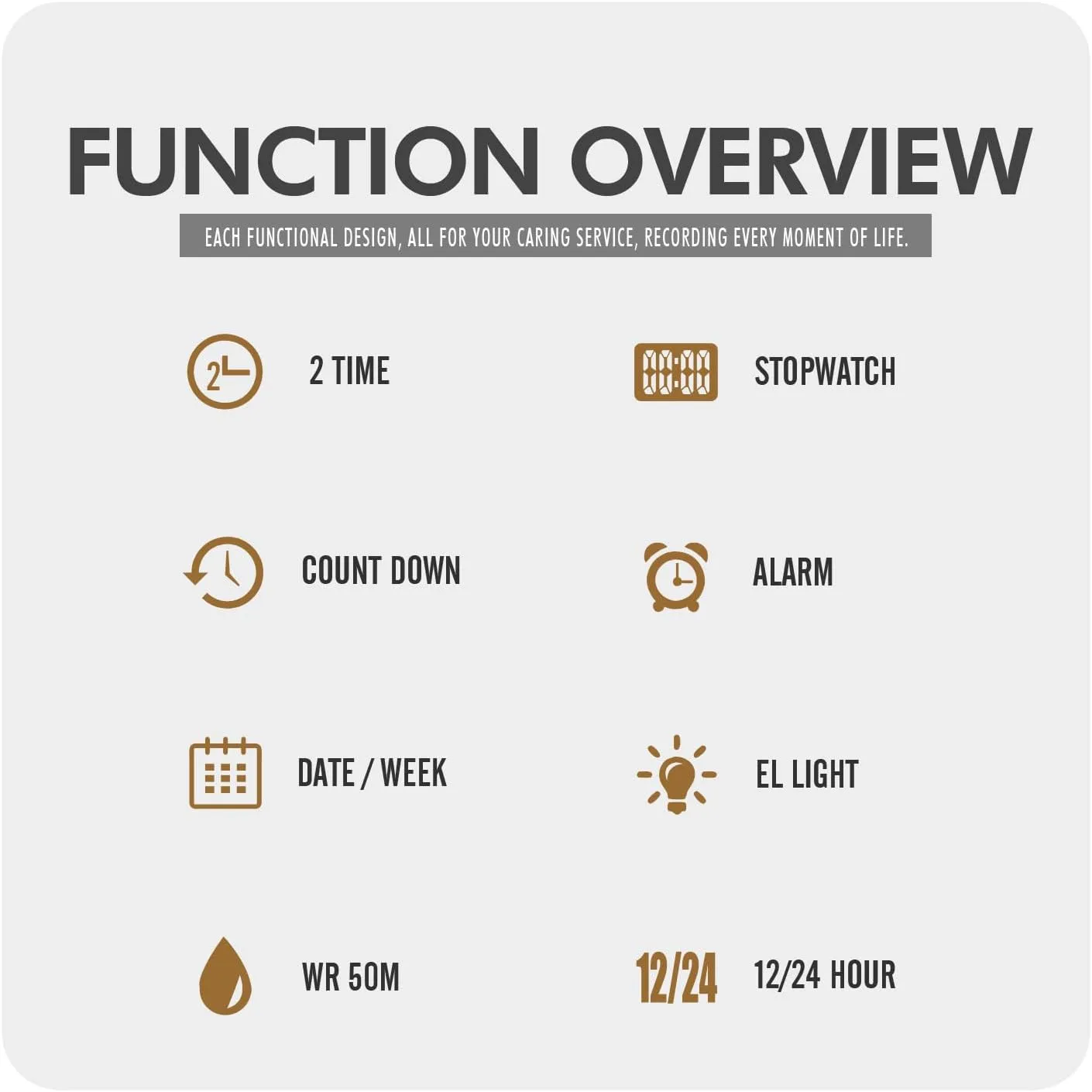 LED Digital Double Time Watch asset infant Gosasa Men Digital Watch Rectangle Large Face 5ATM Waterproof Easy to Read Military Watch Multifunctional Sports Watches Alarm Clock 