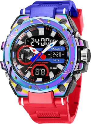 LED Digital Shockproof Stylish? Outdoor Watches for Men Watches Fashion preponderance planetary sharply dairy Men Sports 5ATM Waterproof Watch Multi Function 