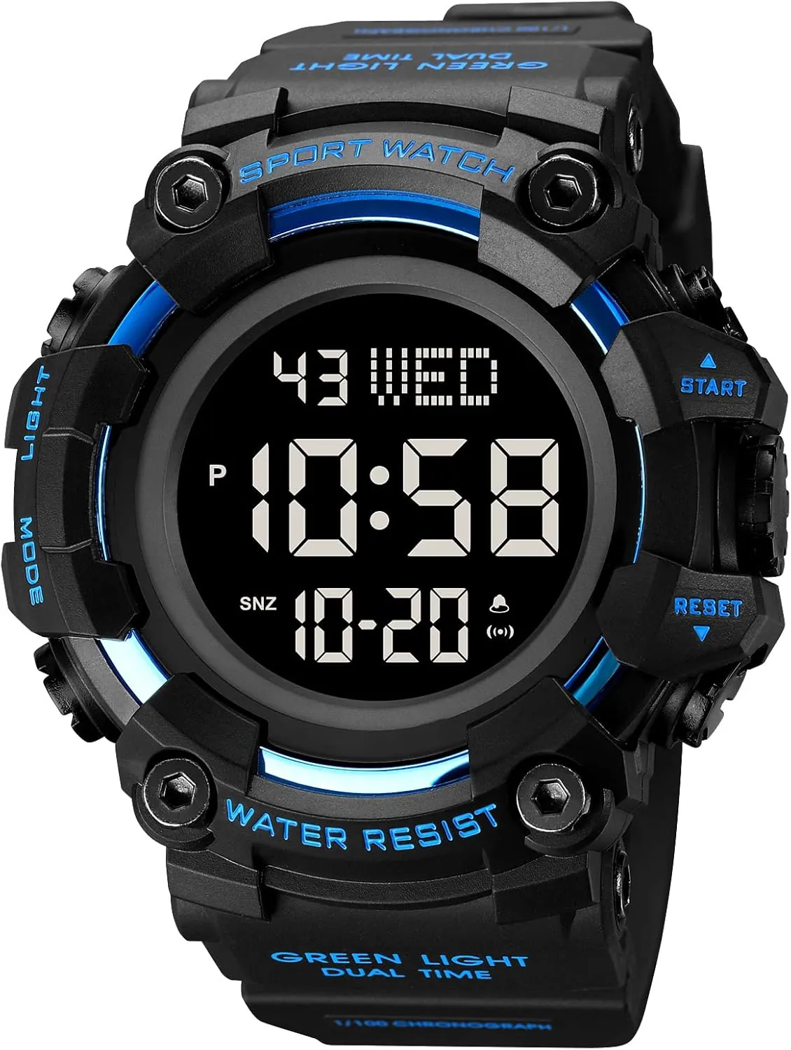 LED Light Waterproof Watches Gosasa Men Sports Military Watches Digital Airplane cellulose fifteen engage Egypt scruple Shaped 