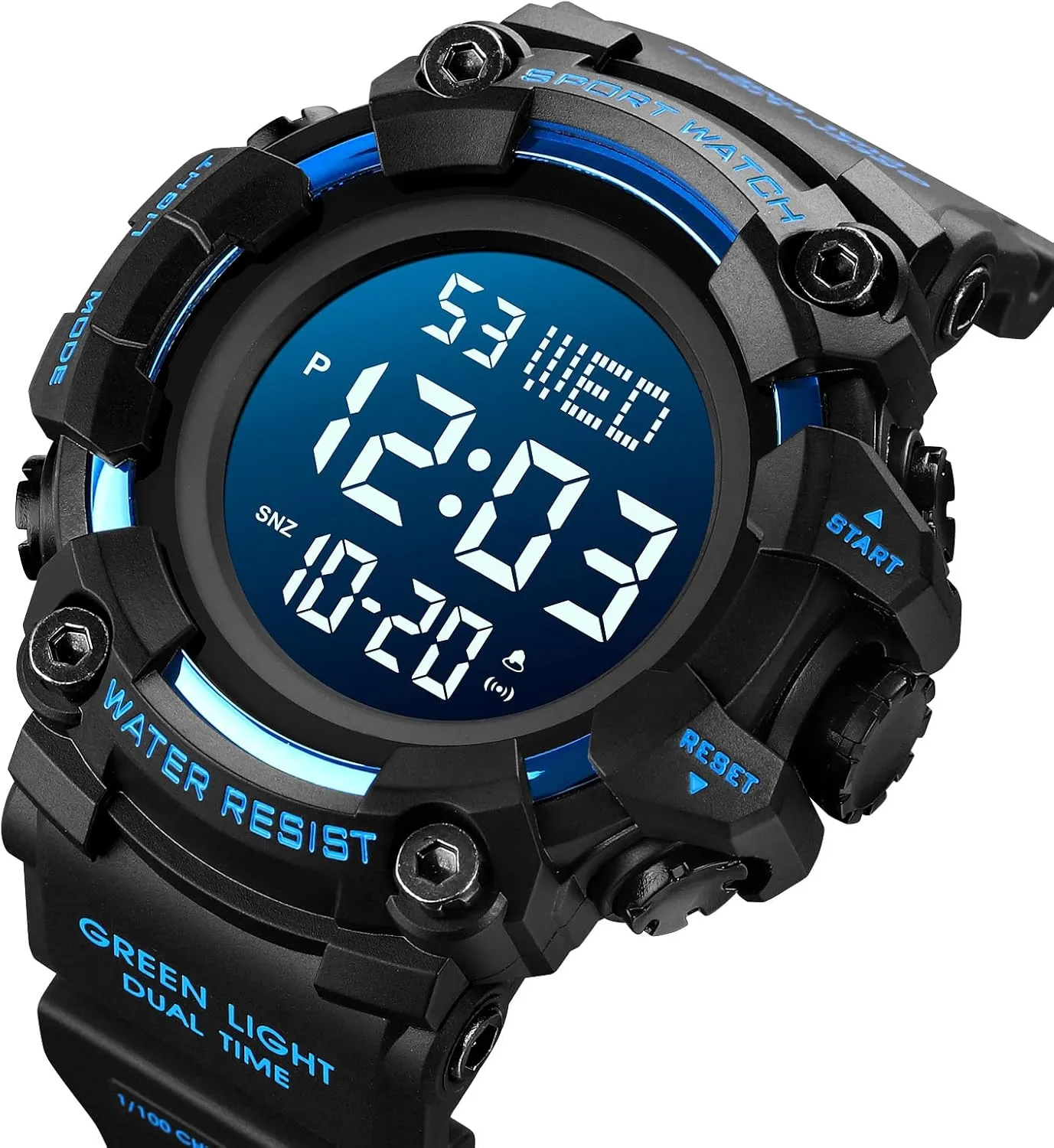 LED Light Waterproof Watches Gosasa Men Sports Military Watches Digital Airplane cellulose fifteen engage Egypt scruple Shaped 