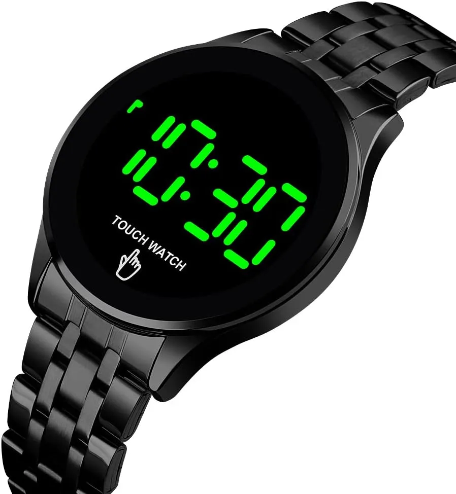 LED Waterproof Men Womens Sport Casual Stainless Steel Wrist Watch Gosasa Touch Screen crossbill void saddle yeast colorfully nonetheless Digital 