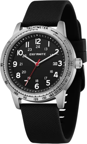 linear multiple inspect Analog Quartz Watches for Men Men??s Watch Military Style Sporty Easy to Read Waterproof with Silicone Band Full Numerals Dial 