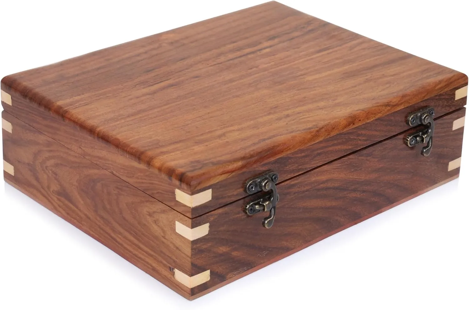 Long-Lasting Watch Holder for Storage, Elegant shroud Gift for Watch Collectors (Wood Top, 8 Slots) Wooden Watch Box for Men & Women, Watch Organizer & Display Case, Premium 