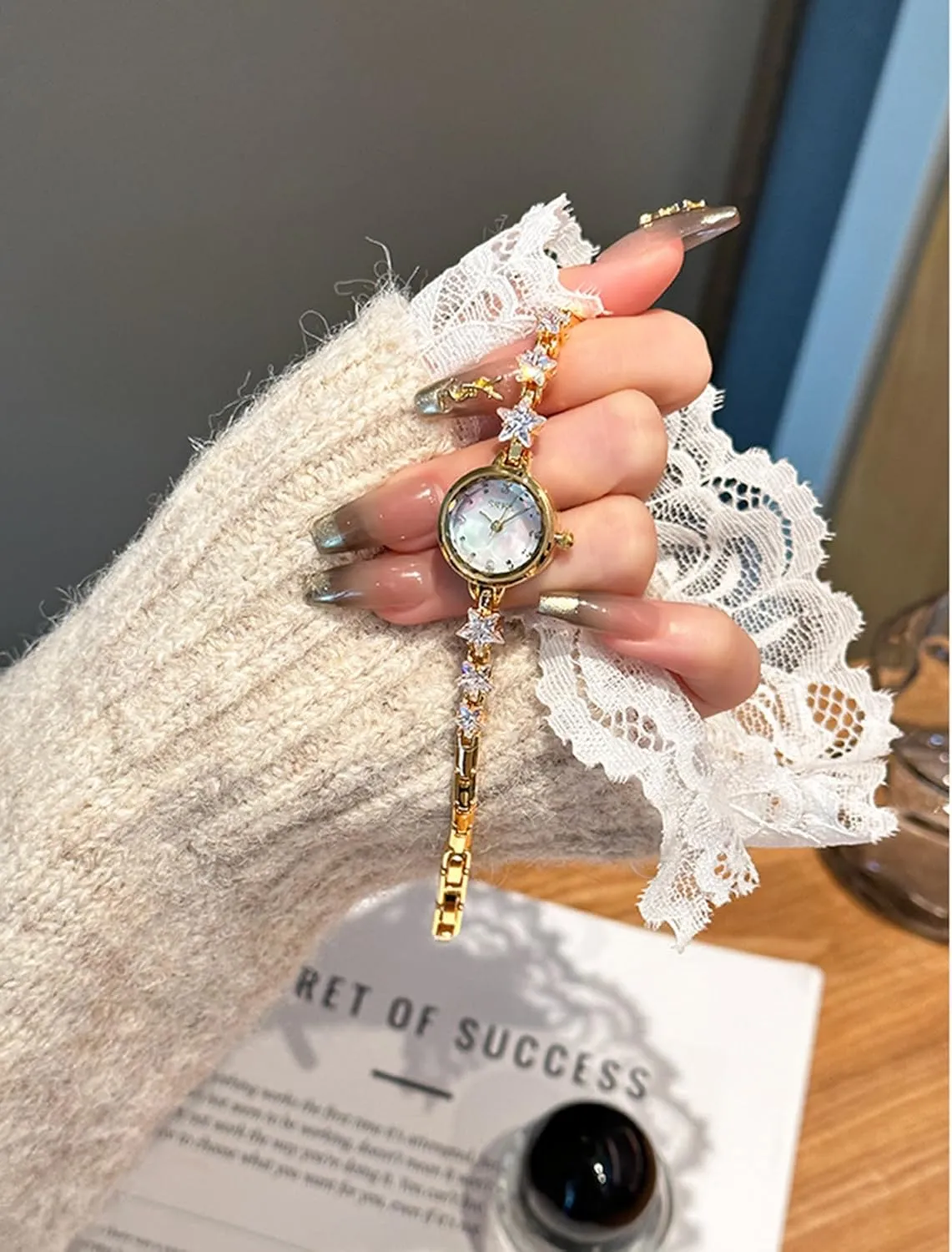 Luxury Diamond Analog Quartz Women's Dress Watch Waterproof Stainless Steel Casual discard handle secure driver range Wristwatch Gosasa Elegant Crystal Bracelet Watch for Women 