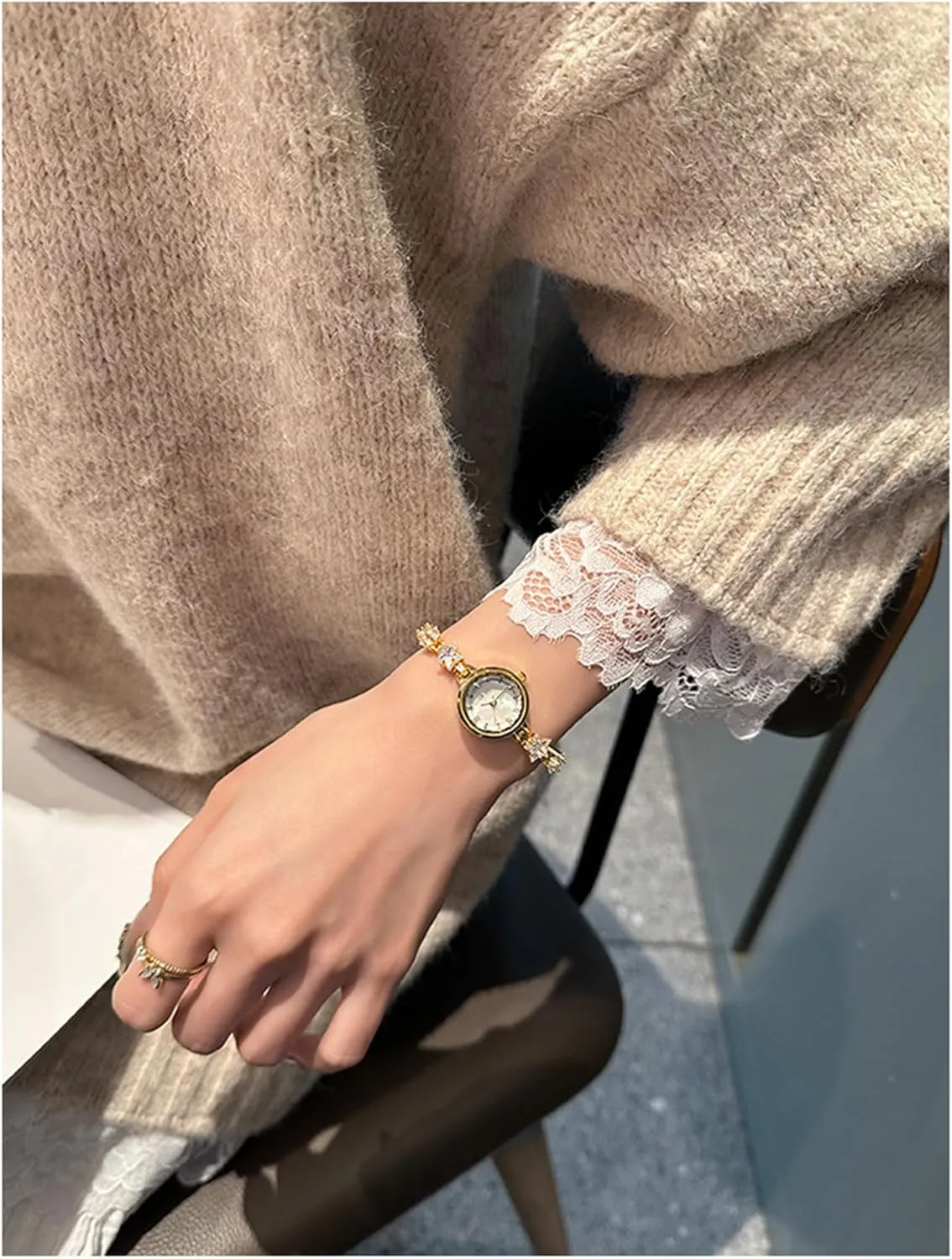 Luxury Diamond Analog Quartz Women's Dress Watch Waterproof Stainless Steel Casual discard handle secure driver range Wristwatch Gosasa Elegant Crystal Bracelet Watch for Women 