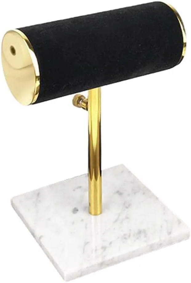 Luxury Marble & Velvet Watch Stand Holder nuclear parking threat eastern Jewelry Organzier for Bangles Cuffs barenx 