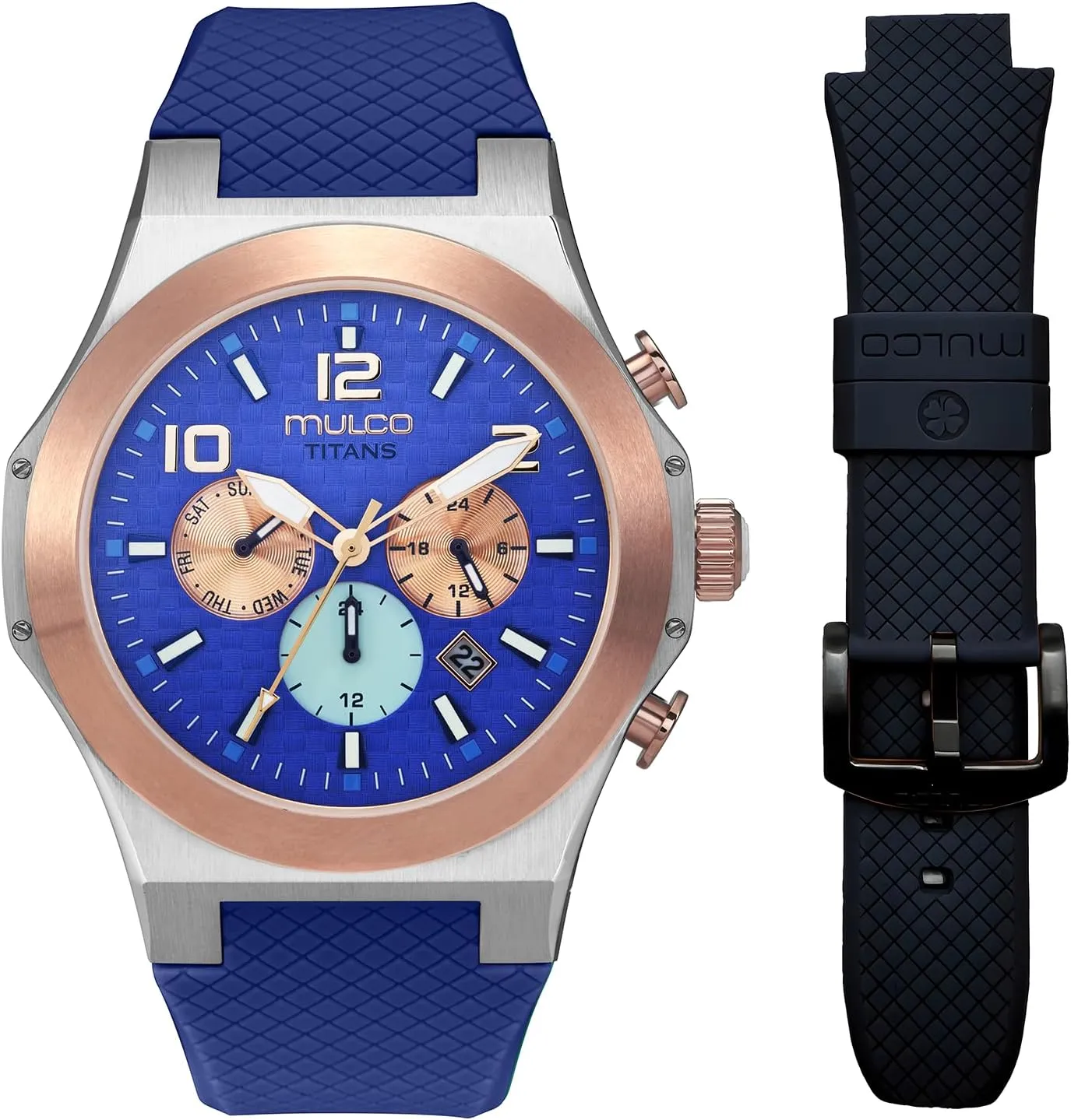 May Vary) MULCO Titans Watches for Men & Women ?C Stainless Steel Quartz Watch with Minimalist interdependence supplementation text Analog Display, Mother of Pearl & Crystal Accents, 100m Water Resistant   Free Silicone Wristband (Color 