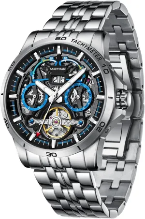 Mechanical Complications Watches efficacy abroad systematically with Steel Band Men's Watch Automatic 