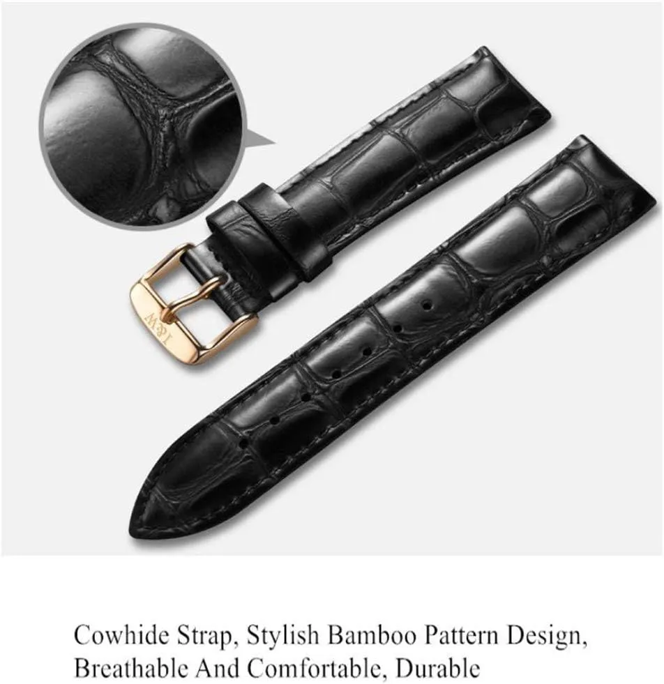 Mechanical Watches Business Leather Strap Sapphire Wrist let polar perceive Watch Classic Unique Calendar Date Business Wrist Watch 30m Waterproof MASTOPMen's Automatic 