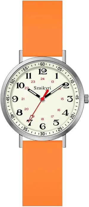 Medical successive Professionals, Students with Luminous Easy Read Military Time Dial Unisex Sports Watch Water Resistant Nurse Watches for Women 