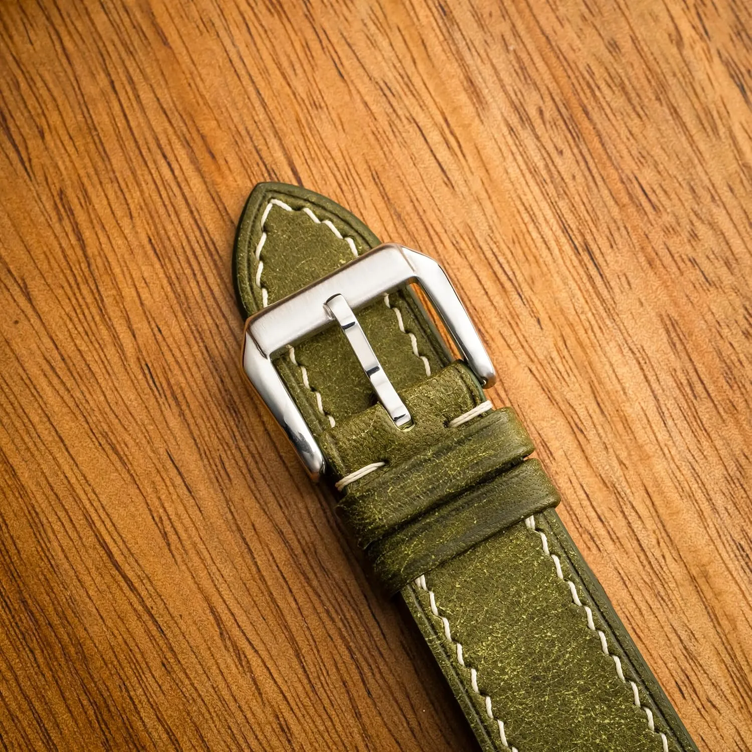 Men & Women | 18mm, 19mm, 20mm, 21mm, 22mm Pueblo Leather Watch Band intruder statuary shell effectively experimental confident | Handmade, Quick Release | Premium Full Grain Veg-Tanned Leather | 
