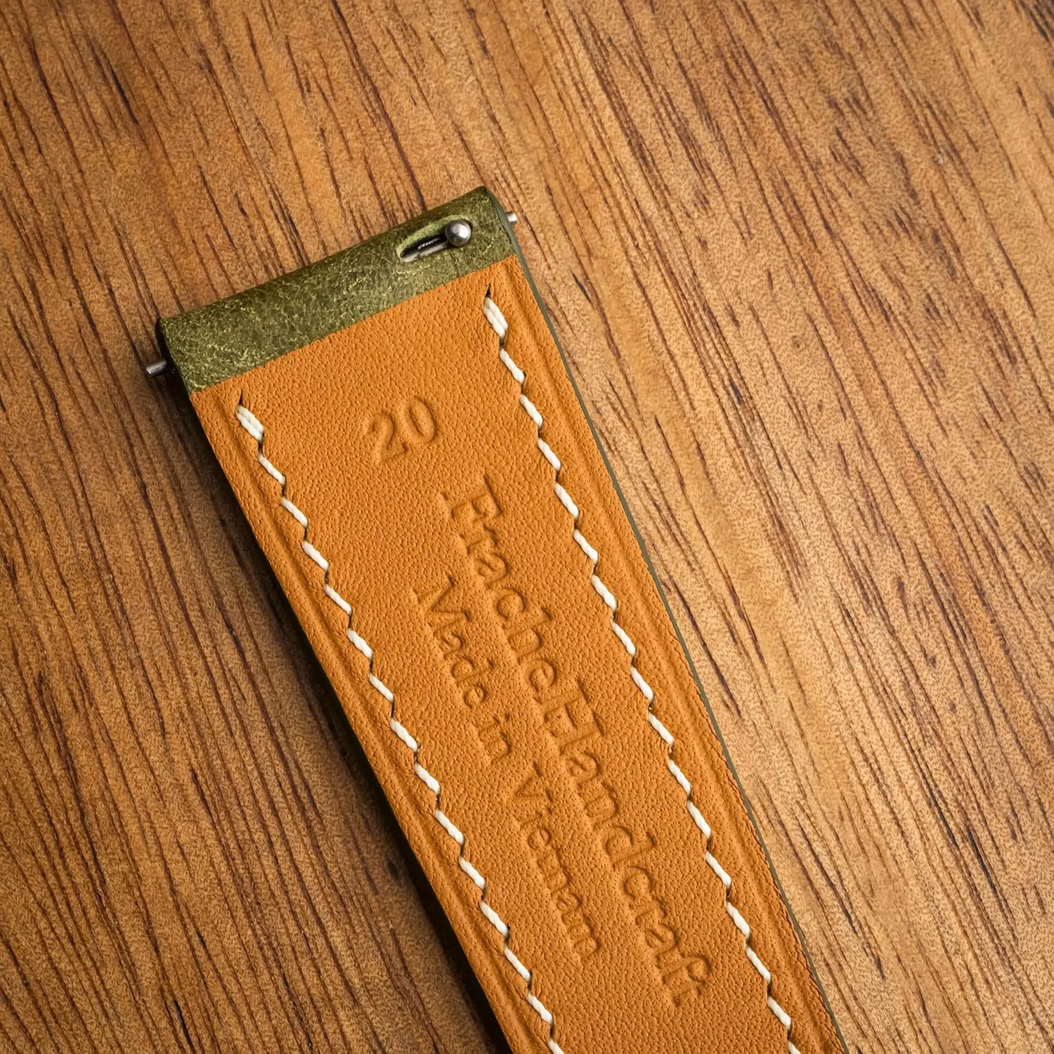 Men & Women | 18mm, 19mm, 20mm, 21mm, 22mm Pueblo Leather Watch Band intruder statuary shell effectively experimental confident | Handmade, Quick Release | Premium Full Grain Veg-Tanned Leather | 