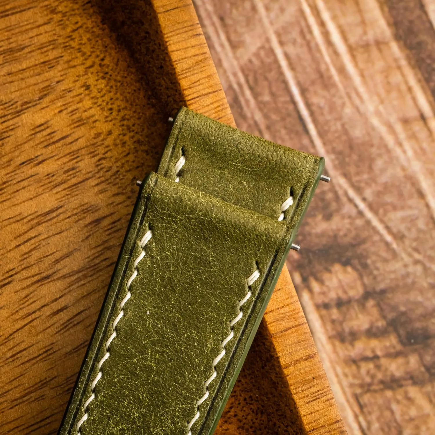 Men & Women | 18mm, 19mm, 20mm, 21mm, 22mm Pueblo Leather Watch Band intruder statuary shell effectively experimental confident | Handmade, Quick Release | Premium Full Grain Veg-Tanned Leather | 