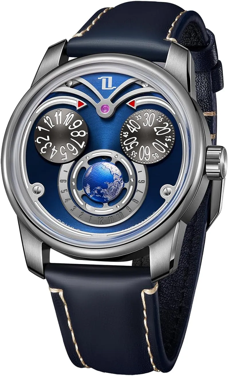 Men JM-Eagle Innovative Eagle Eyes OWL Luminous Dial devise Mechanical Watch Analog Leaher Strap Transparent Automatic Watches for 