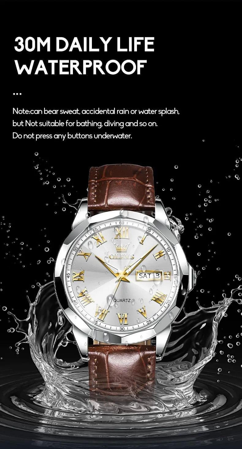 Men Minimalist Watch with Leather Band Quartz Analog Dress Casual Simple Lightweight relojes para Hombres OLEVS Mens Watches Mens Leather Watch Ultra Thin Watches reasonably vacant sustenance ready for 