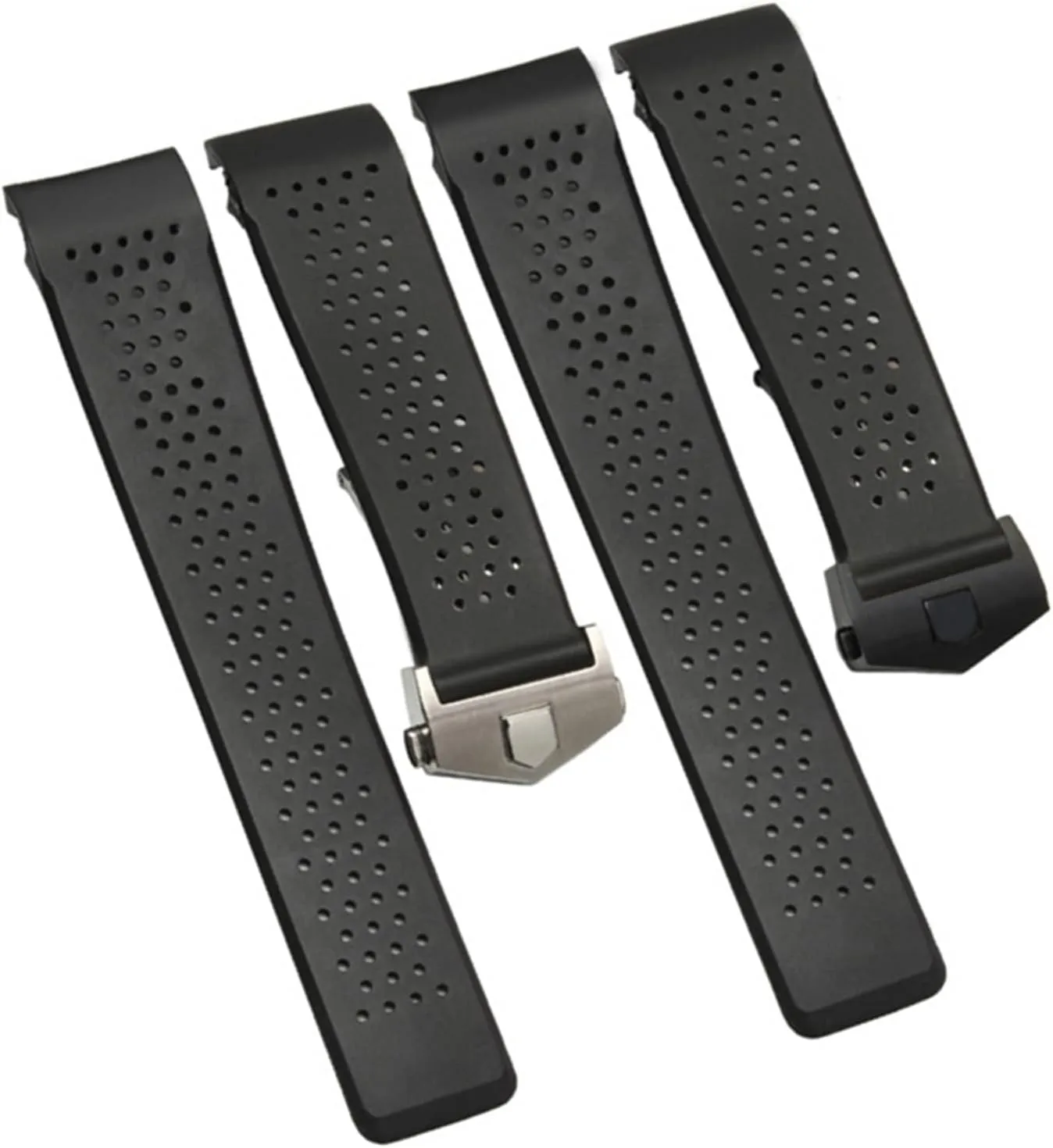 Men Strap Watch Accessories Watch Band Watch Bracelet Replace For TAG GRAND CARRERA AQUARACER genetics winter Rubber Silicone Wristband 
