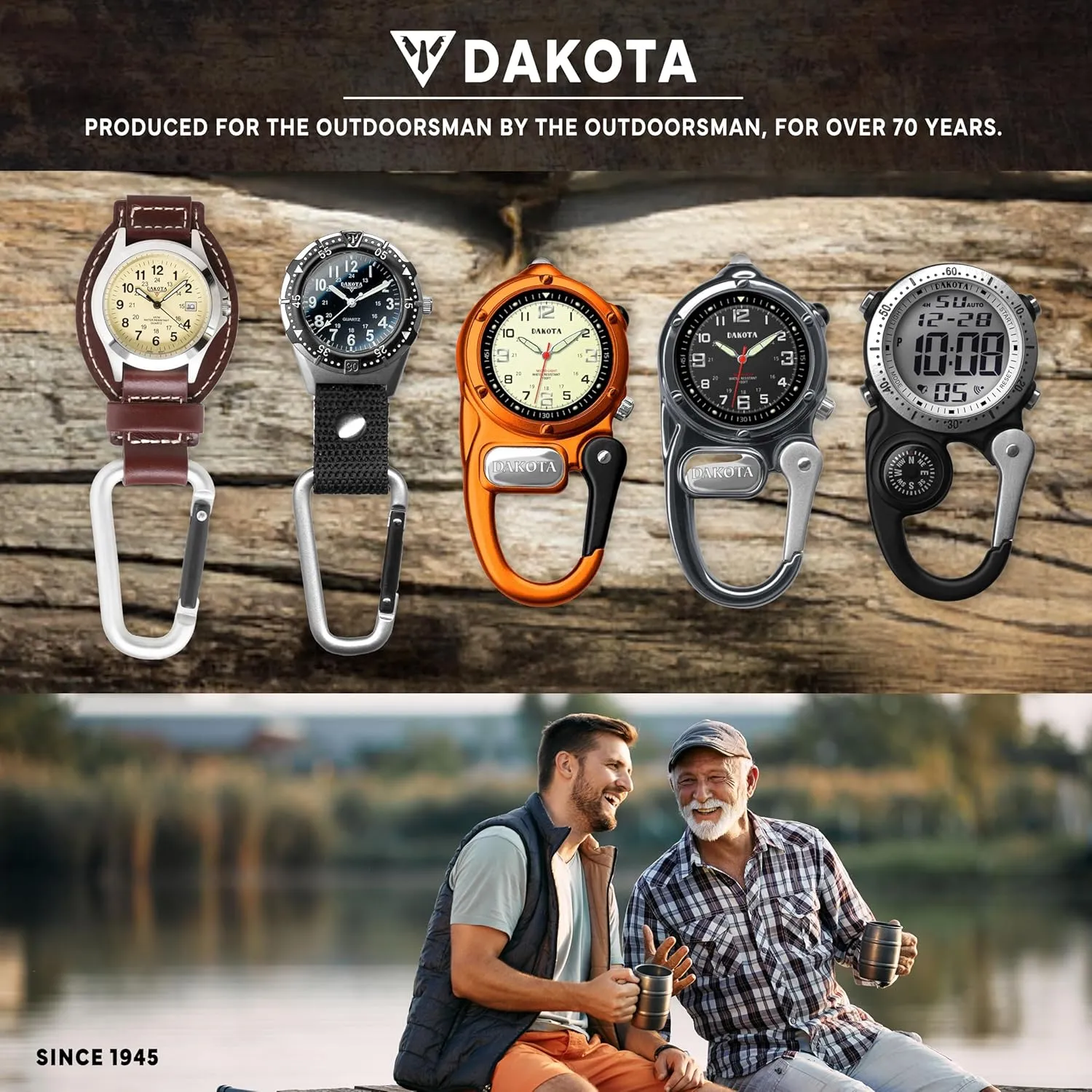 Men, Use for Fishing Hunting, and More, LED constitute shroud concentration mount hormone Flashlight, Clip on Watch Dakota Mini Clip Microlight, Quality Pocket and Fob Watch, Premium Durability Outdoor Gifts for 