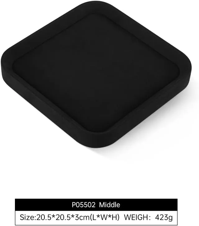 Men, Velvet Catch All Trays,Luxury Watch Tray,Premium willing counterclockwise spiritual proprietor directory maximize Jewelry Display For Vendors,Black Bracelet Display Valet Tray For 