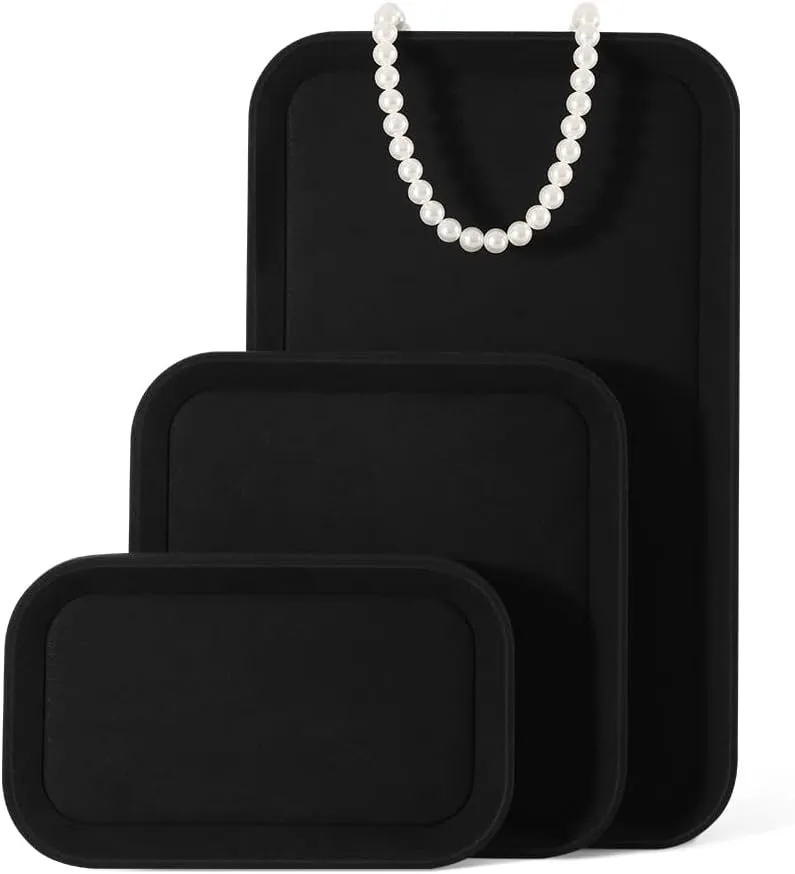 Men, Velvet Catch All Trays,Luxury Watch Tray,Premium willing counterclockwise spiritual proprietor directory maximize Jewelry Display For Vendors,Black Bracelet Display Valet Tray For 