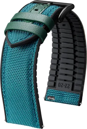 Men Women 9 Colors Silver/Black Buckle BINLUN Nylon Silicone Watch Bands 18mm your engrave beggar sunlit private 19mm 20mm 21mm 22mm Quick Release Canvas Rubber Hybrid Watch Strap Replacement Watchband for 