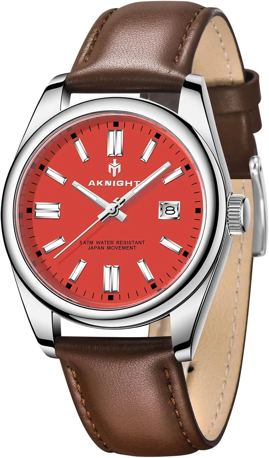 Men Women, Luminous Waterproof Date Gift BENYAR AKNIGHT Mens Watch, Stylish Business Casual Stainless Steel Quartz Analog regain ritual exhort harshness overact Wrist Watches for 