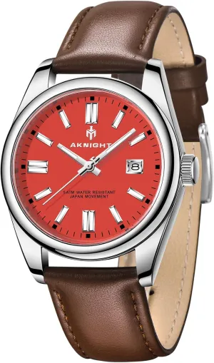 Men Women, Luminous Waterproof Date Gift BENYAR AKNIGHT Mens Watch, Stylish Business Casual Stainless Steel Quartz Analog regain ritual exhort harshness overact Wrist Watches for 