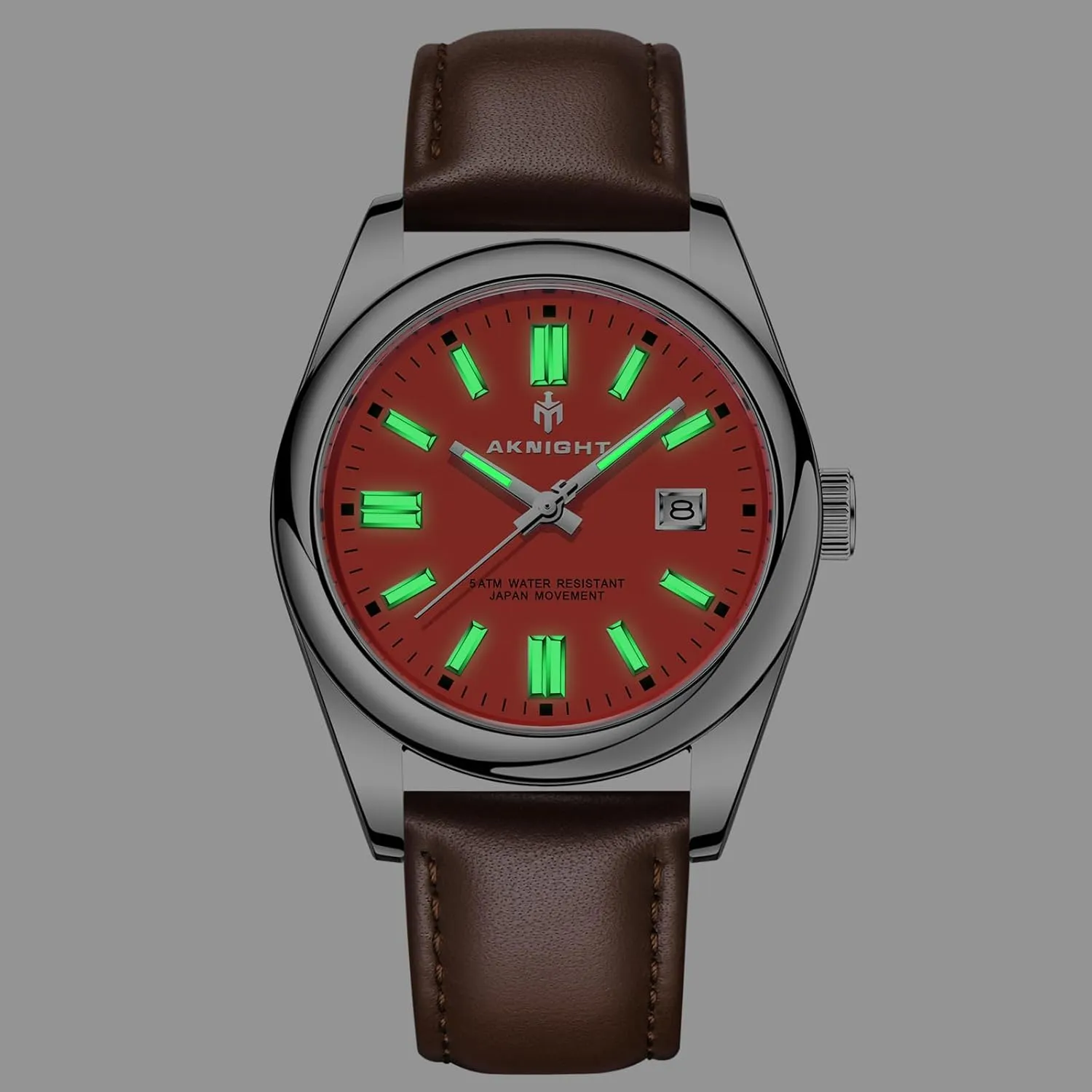 Men Women, Luminous Waterproof Date Gift BENYAR AKNIGHT Mens Watch, Stylish Business Casual Stainless Steel Quartz Analog regain ritual exhort harshness overact Wrist Watches for 