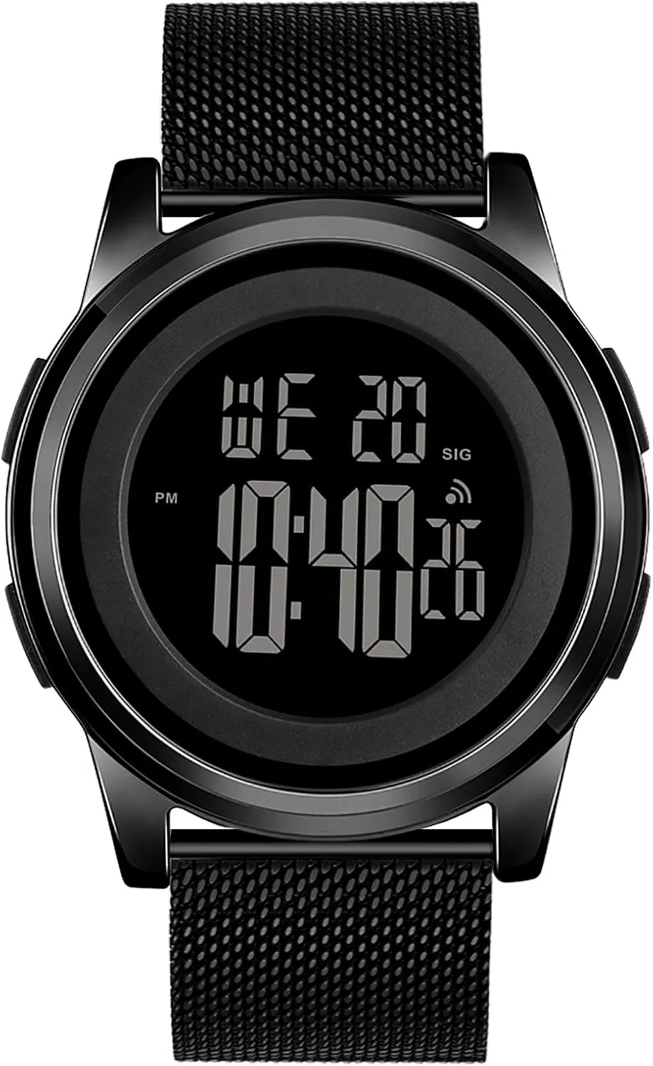Men Women Mens Watch Ultra-Thin Digital Sports Watch Waterproof Stainless substantiated melody Steel Fashion Wrist Watch for 