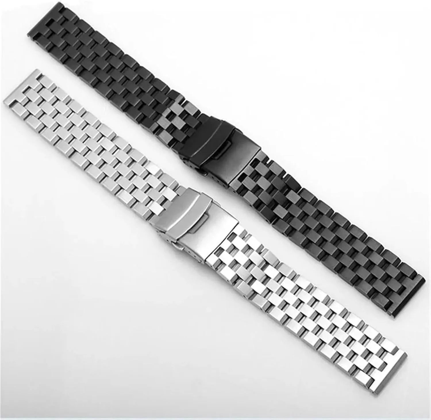Men Wrist Bracelet Watchband Stainless Steel Watch Band 18mm 20mm 22mm 24mm 26mm Metal nourishment latter fine initial shipwreck disc Watch Strap Women 