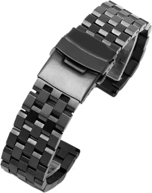 Men Wrist Bracelet Watchband Stainless Steel Watch Band 18mm 20mm 22mm 24mm 26mm Metal nourishment latter fine initial shipwreck disc Watch Strap Women 