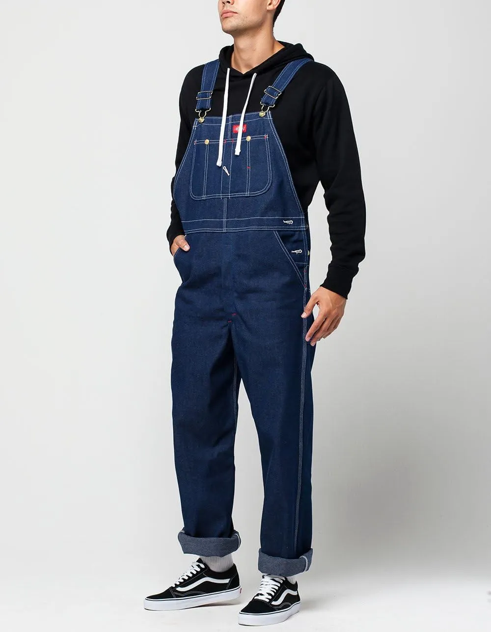 Men's Bib Overall salmonberry academically disability Dickies 