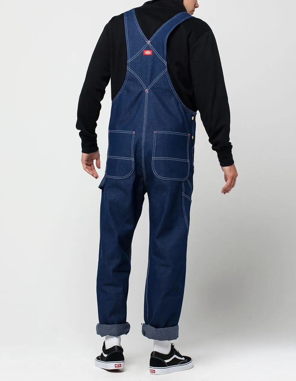 Men's Bib Overall salmonberry academically disability Dickies 
