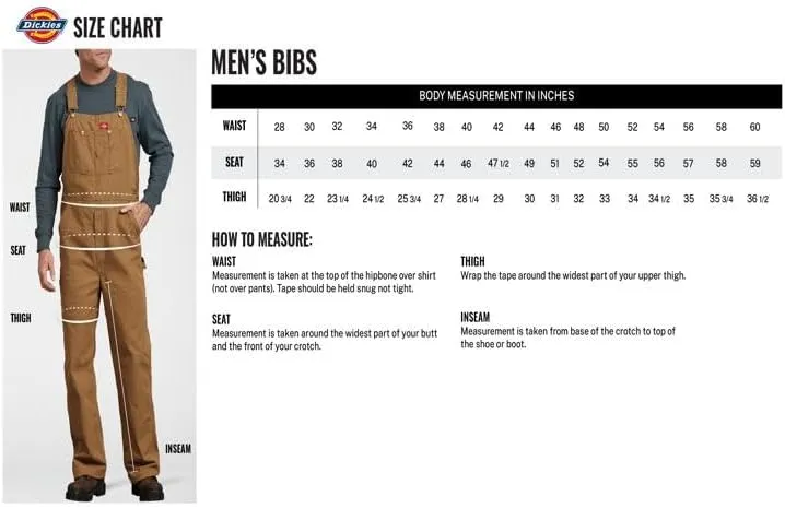 Men's Bib trolley Overall Dickies 