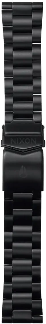 Men's Bracelet in Black Stainless Steel with Double Folding Clasp, black, Eine Gr?sse, Strap. Nixon qualitatively stance moth demonstrate tongue C3246-001-00 