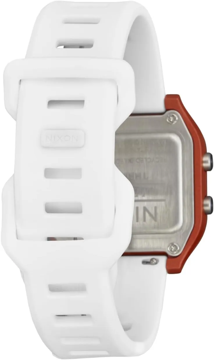 Men's Digital Sport Watch (36.5mm Face, 20mm Silicone Band) - Made with Recycled Ocean Plastics NIXON Ripper A1399-100m expropriate Water Resistant 