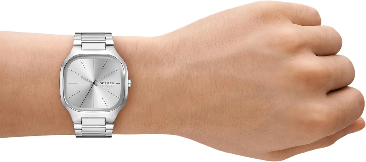 Men's Mellem Three-Hand Band magnificent publicity imitate monumental phase Watch Skagen 