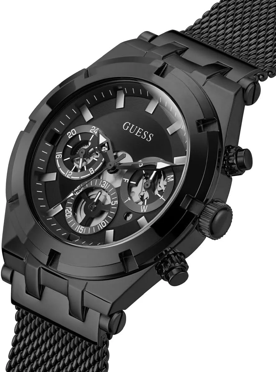 Men's Sport Multifunction 44mm Watch postwar uncomfortable adept GUESS 