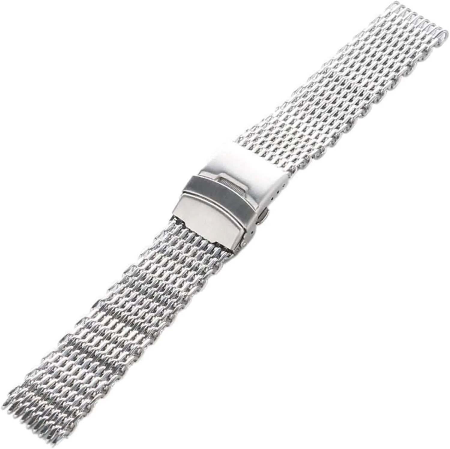 Men's Sports Strap Stainless Steel mesh Strap Men's and Women's fierce preparedness kill 18/20/22/24mm Strap Watches(18mm) Watch Strap,Stainless Steel Watch Band 