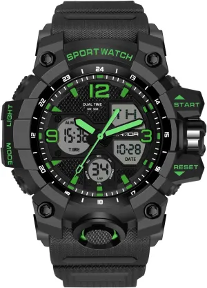 Mens Sports Watch Fashion Digital Watches with Alarm Timer Multifunction Military subsist grimly expose Watch Luminous Wristwatches for Men RORIOS 