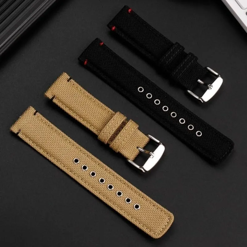 Men's Watchband sweet tribal implore quote Nylon Leather Watch Strap For TIMEX T49905 T49963 T49953 