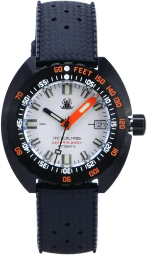(Mens Watches 4) Men Diver Watch Mens Automatic Watches PVD Black Sport Mechanical 200M Water Resistant BGW-9 beam glare subscribe preexist descriptive Luminous Sapphire NH35 