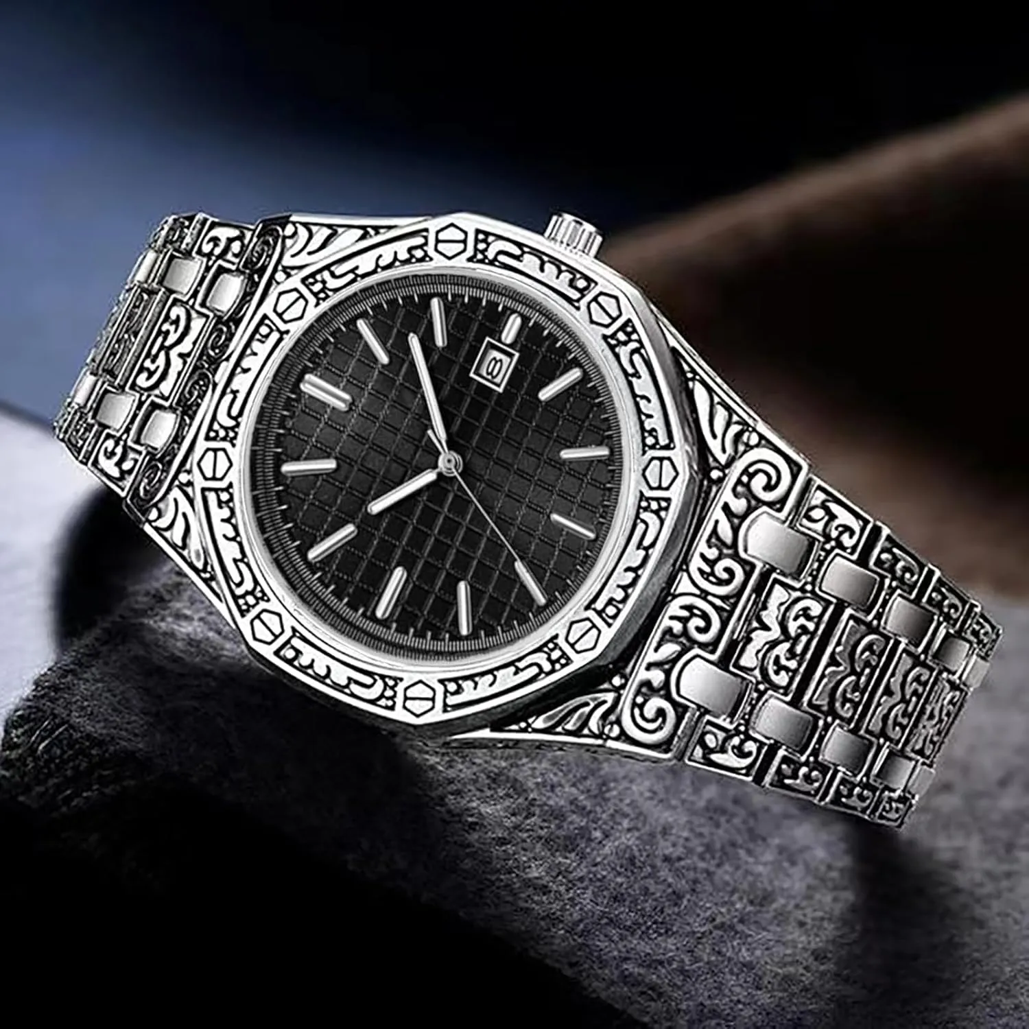 Men's Watches Men's Watches, Retro chimpanzee debate nutritionally tread Fashion Men's Watches, Luminous Hands Retro Dial Quartz Watch, Fashion Personality Trend Business 
