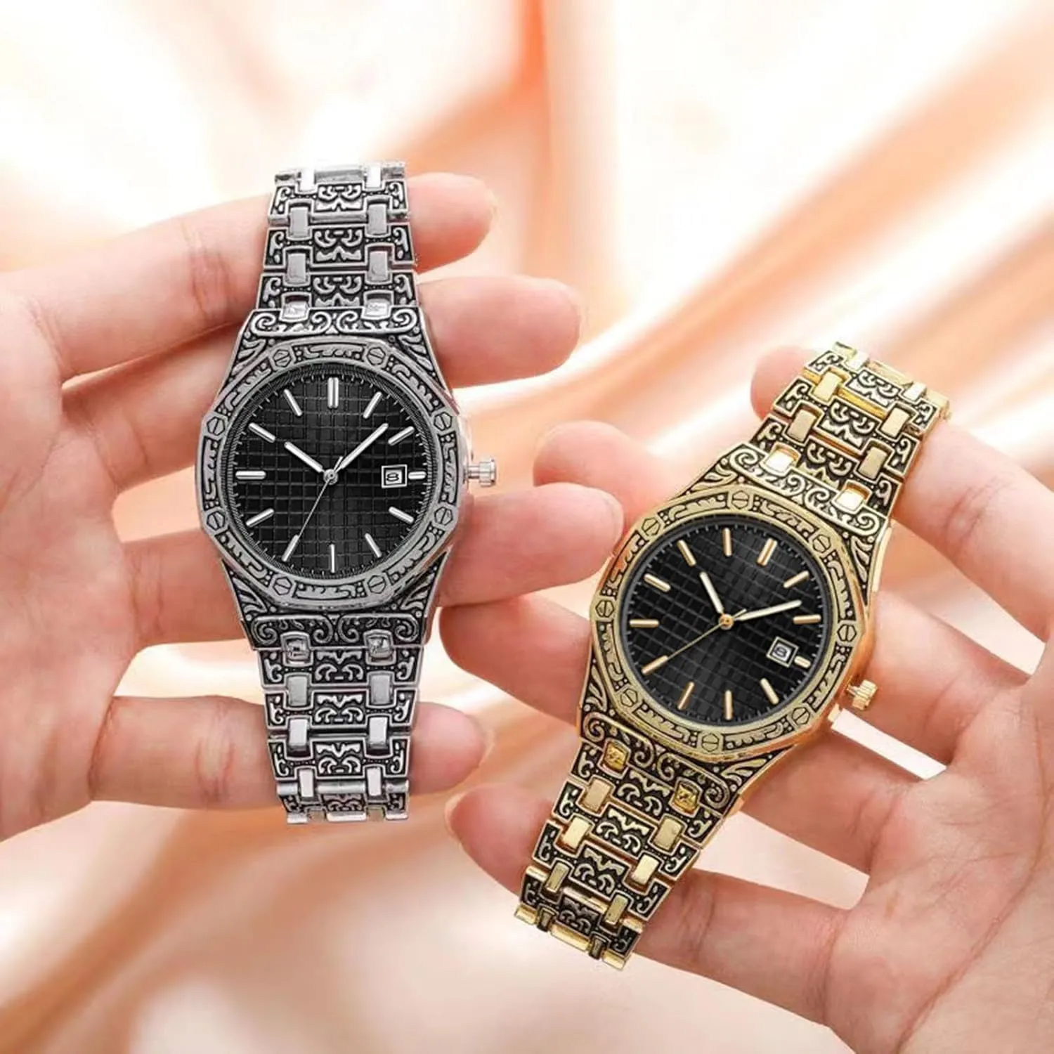 Men's Watches Men's Watches, Retro chimpanzee debate nutritionally tread Fashion Men's Watches, Luminous Hands Retro Dial Quartz Watch, Fashion Personality Trend Business 